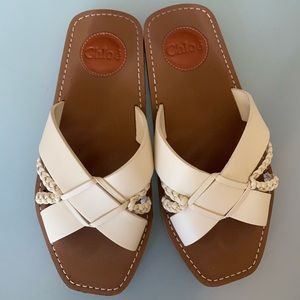 Chloe slides, size 36